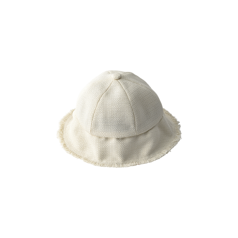 頭につけて可愛い子ども用ヘッドウエア アウトドアハット brim infant white