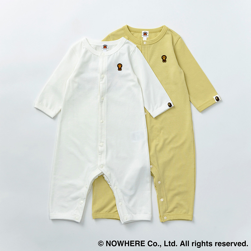 BAPE × MARLMARL - 1ST CAMO BABY MILO ROMPERS KB BEIGE | ギフト