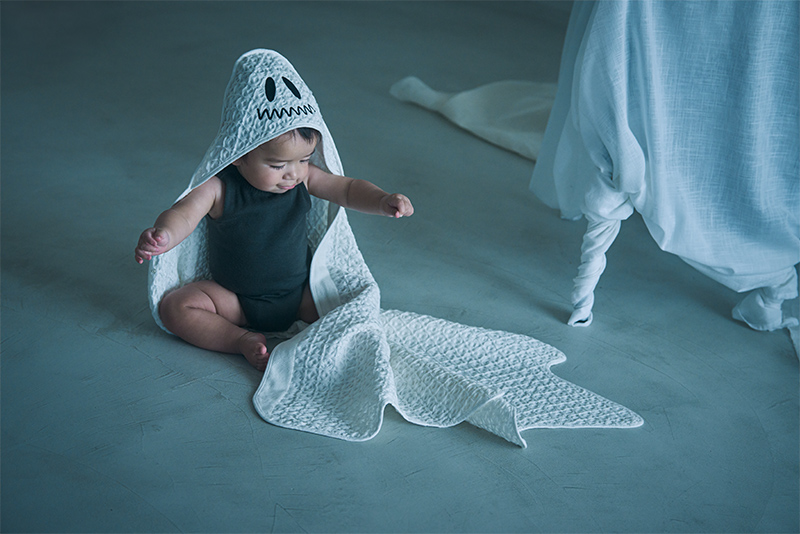 hooded towel ghost | ギフト・スタイ・出産祝いのMARLMARL（マール