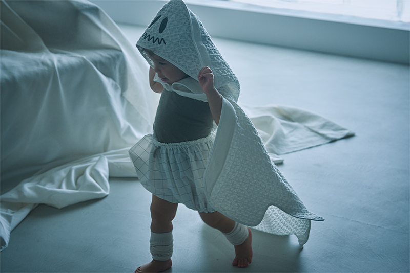 タイムセール　マールマール hooded towel ghost | ギフト・スタイ・出産祝いのMARLMARL（マール