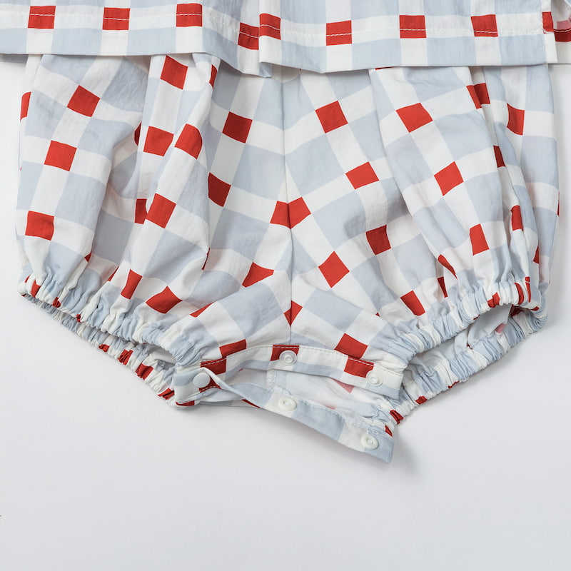 paddle rompers block blue | ギフト・スタイ・出産祝いのMARLMARL