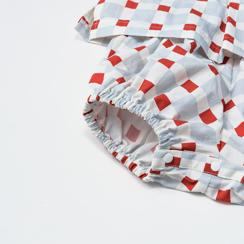 paddle rompers block blue | ギフト・スタイ・出産祝いのMARLMARL
