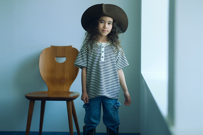 MARL MARL 新品未使用 jete short sleeve border | ギフト・スタイ・出産祝いのMARLMARL