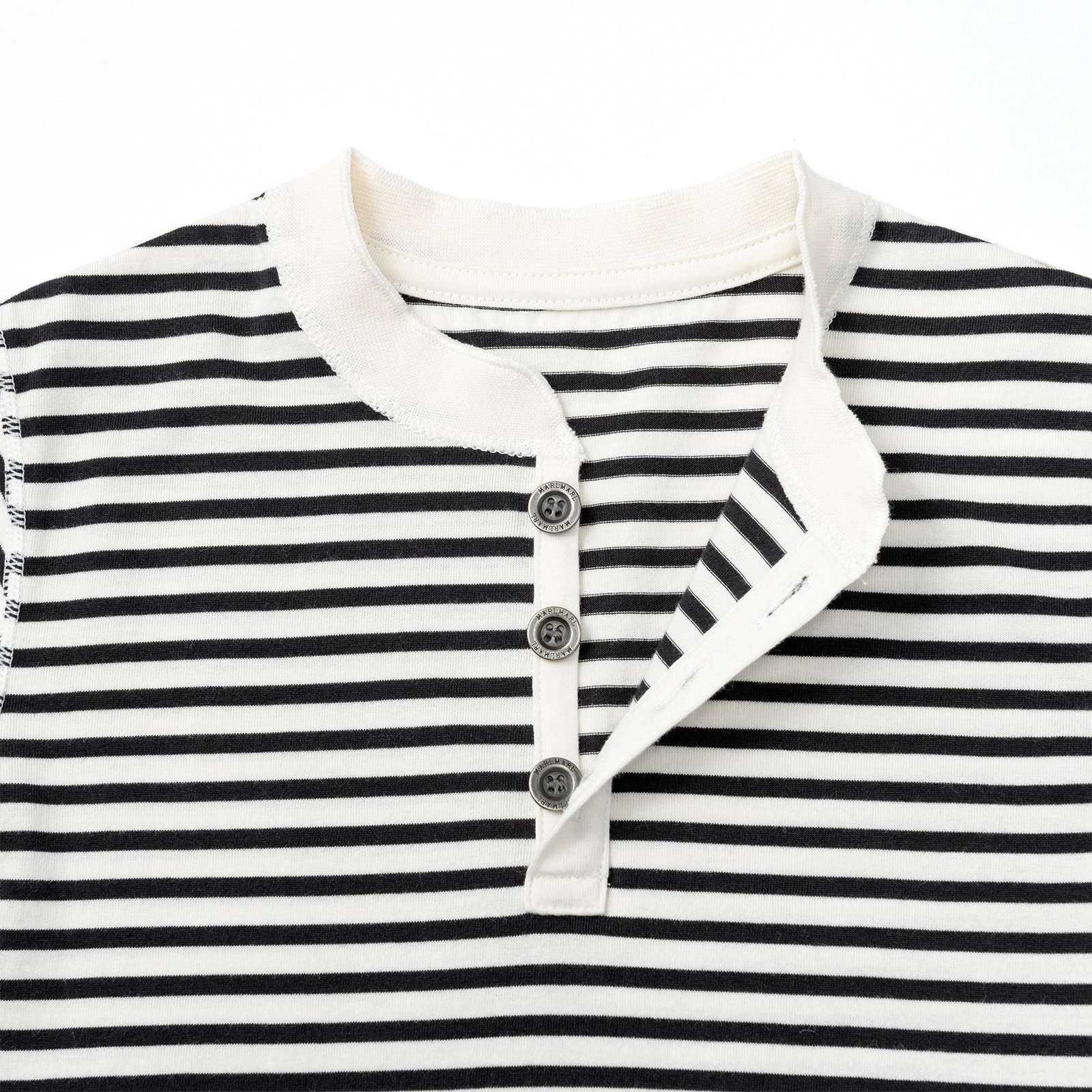 MARL MARL 新品未使用 jete short sleeve border | ギフト・スタイ・出産祝いのMARLMARL