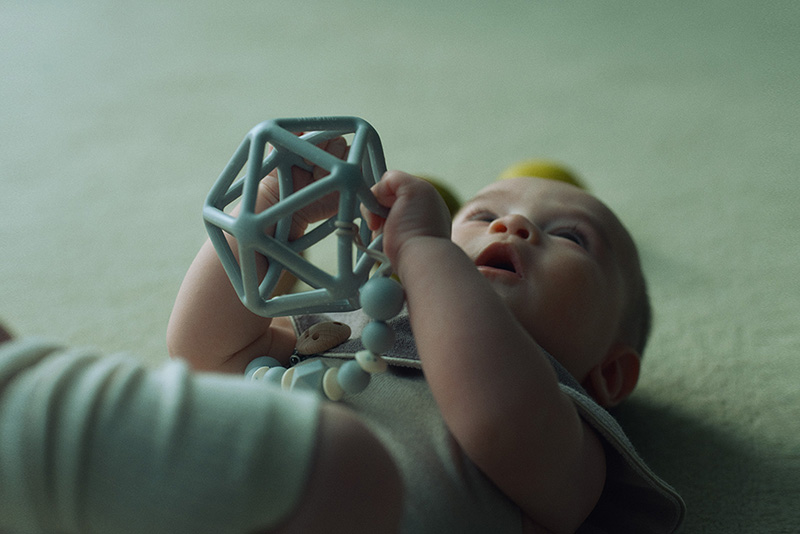 polygon ball dot blue | ギフト・スタイ・出産祝いのMARLMARL（マール