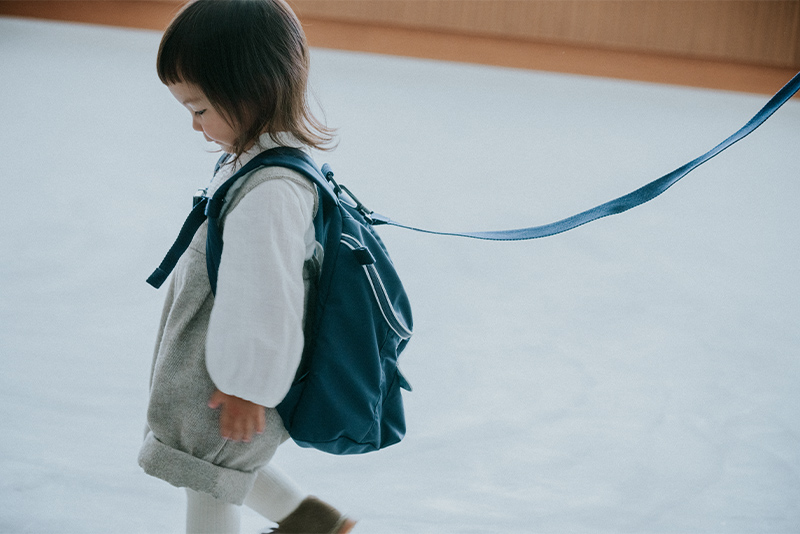ハーネス付きリュックdaypack 2 navy