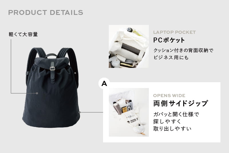 MARLMARL PCペアレンツリュック PELICAN BACK PACK 3 BLACK | ギフト・スタイ・出産祝いのMARLMARL