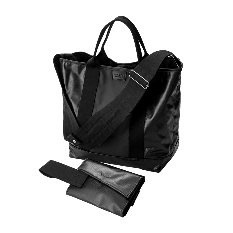 マールマール ママ・パパへ ORCA TOTE BAG 2 BLACK