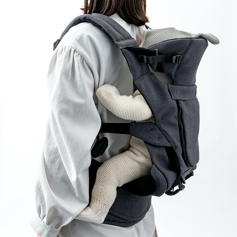 【未使用】BABY & Me Beren first 抱っこ紐マールマールコラボ MATO × BABY&Me Beren firstセット（新生児セット）CHARCOAL | ギフト