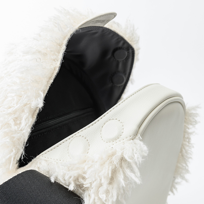 HONEYCOMB BAG SHAGGY WHITE | ギフト・スタイ・出産祝いのMARLMARL