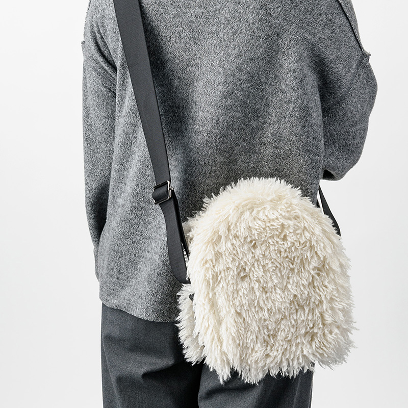 HONEYCOMB BAG SHAGGY WHITE | ギフト・スタイ・出産祝いのMARLMARL