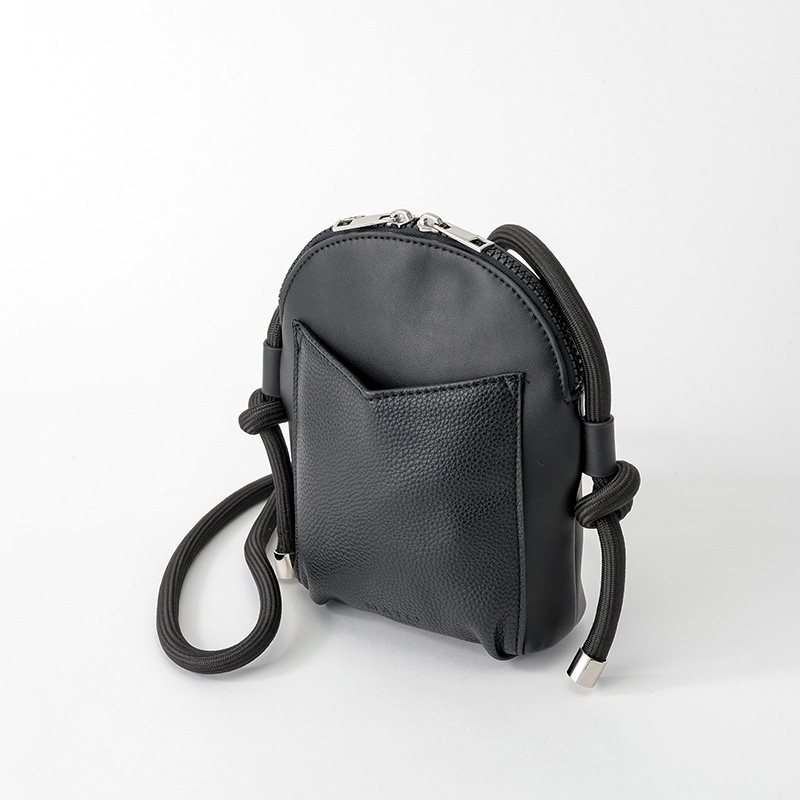 ZIPLINE PHONE BAG BLACK | ギフト・スタイ・出産祝いのMARLMARL