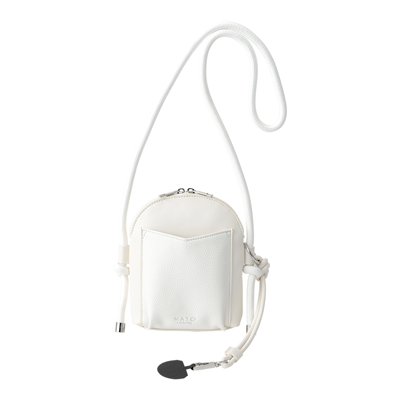 ZIPLINE PHONE BAG WHITE