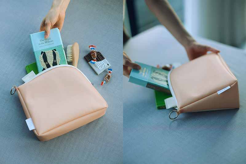 BELLOWS POUCH PINK | ギフト・スタイ・出産祝いのMARLMARL（マール