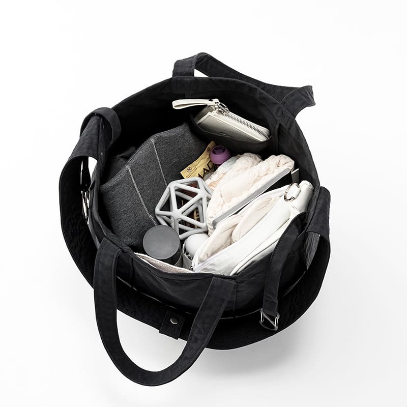 CONTAINER TOTE BAG BLACK | ギフト・スタイ・出産祝いのMARLMARL