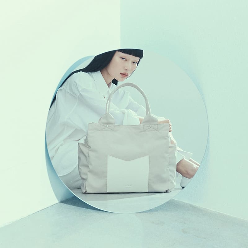 DOLLY TOTE BAG M ECRU