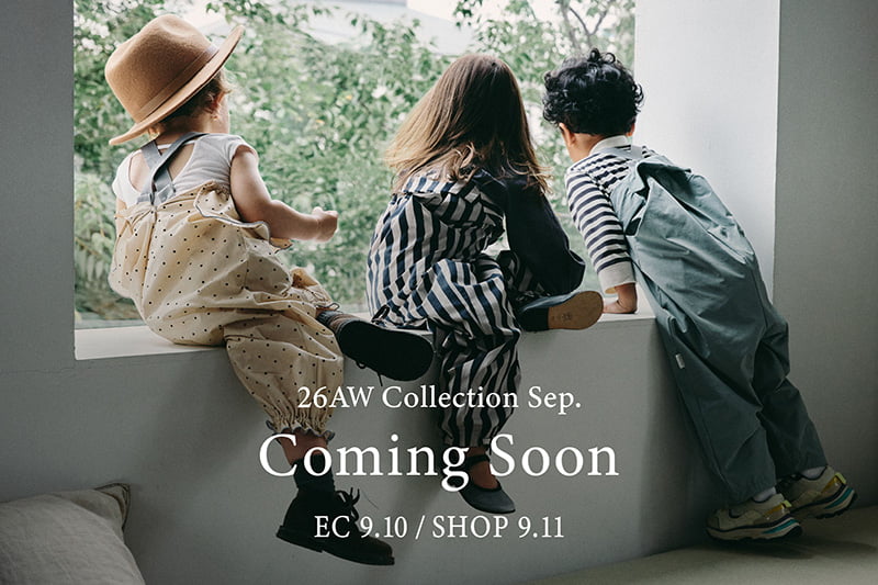 26AW New Collecttion｜EC 09.10 / SHOP 09.11