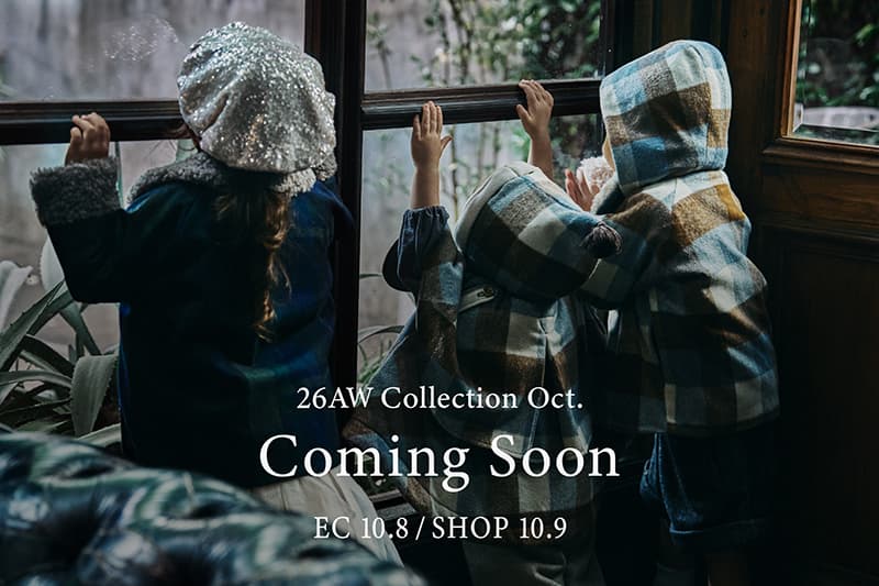 26AW New Collecttion｜EC 10.08 / SHOP 10.09