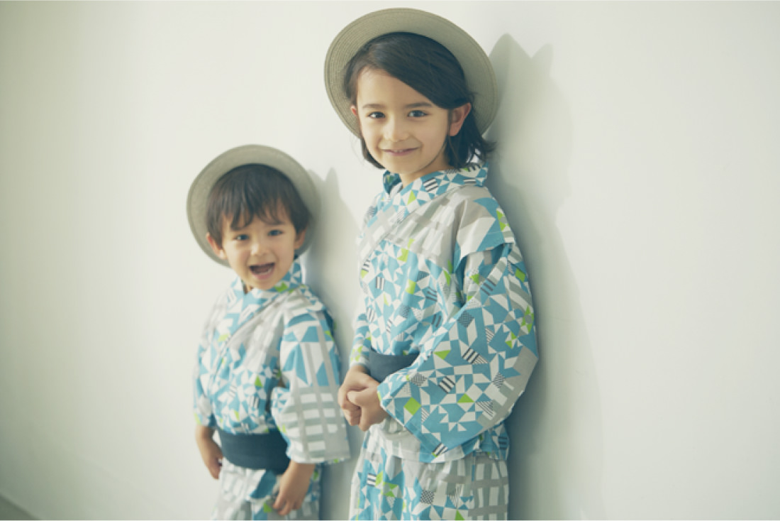 ベビー・キッズ浴衣モデル着用