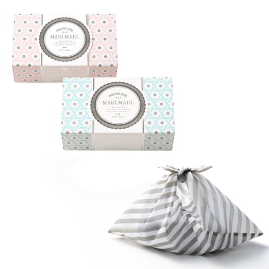 gift box S + noshi S + furoshiki S set by MARLMARL
