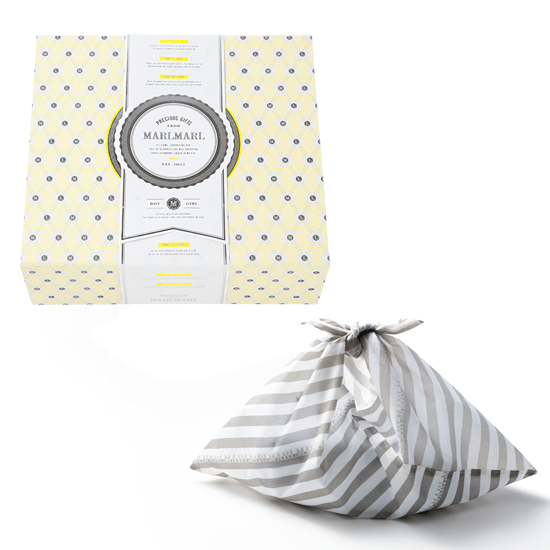 gift box M + noshi M + furoshiki M set by MARLMARL