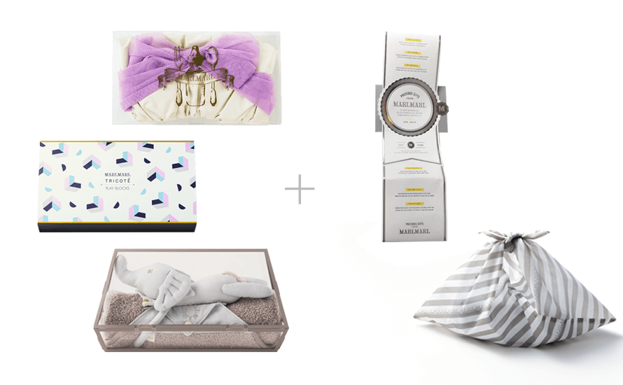 MARLMARL noshi S + furoshiki S ¥500