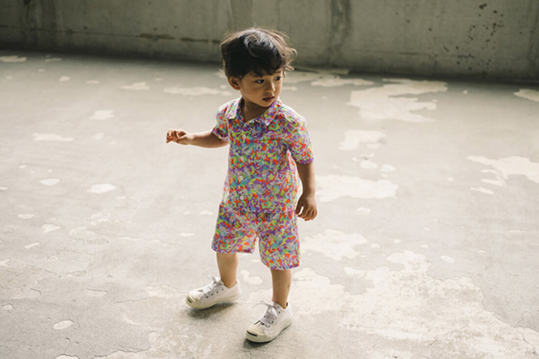 MARLMARL ベビーには珍しいセットアップ。ワンツーでおしゃれに仕上がる、コーディネートにお悩みのママにうれしいアイテムです。