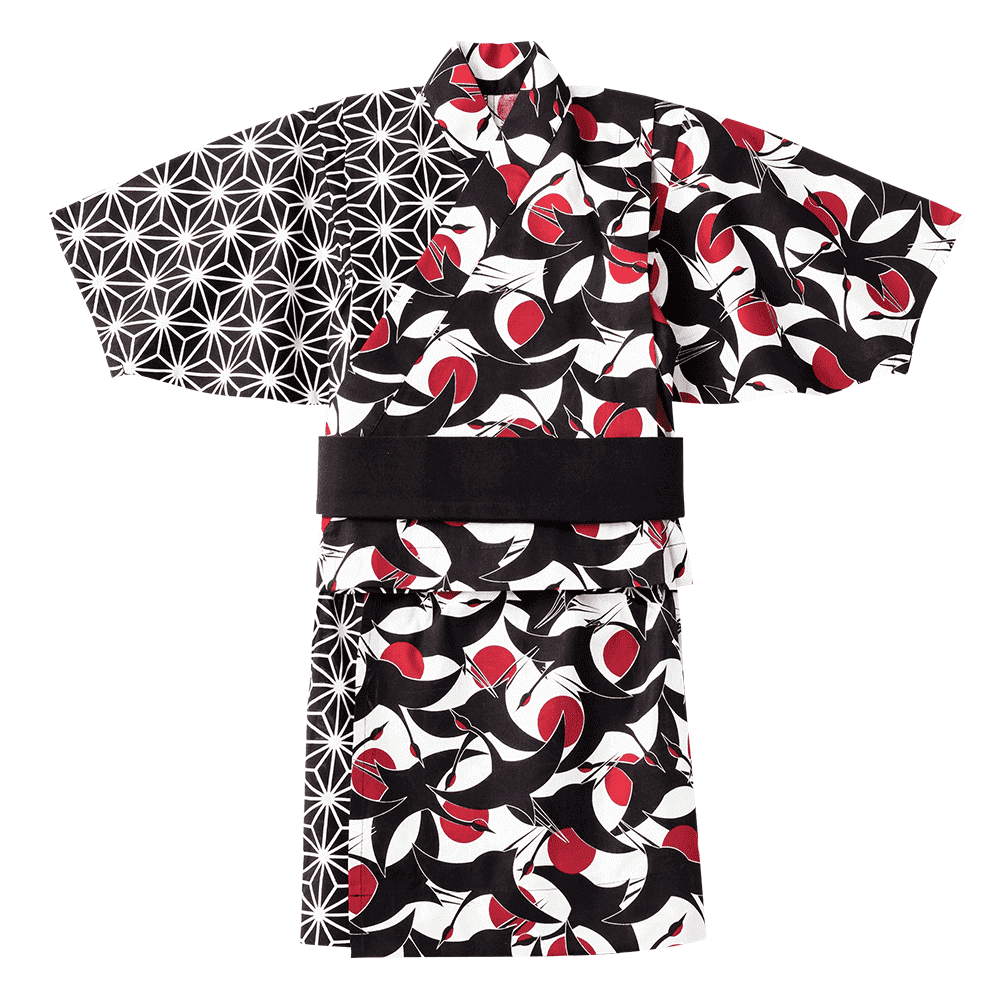 MARLMARL yukata 4 tsuru sumi for baby