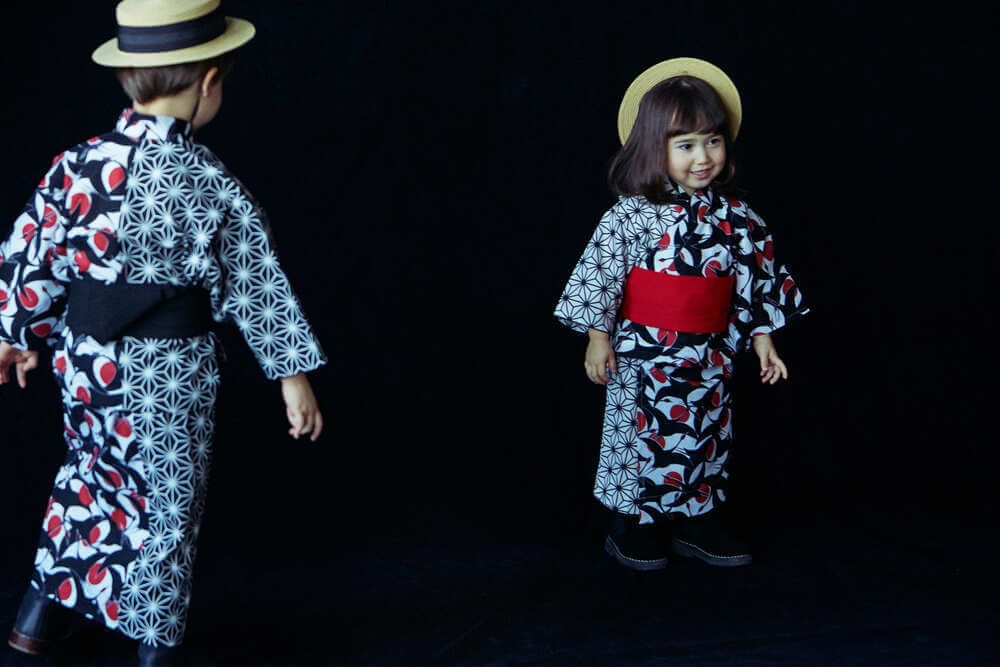 MARLMARLの浴衣は日本の文化を大切に、伝統模様をMARLMARLの世界観でアレンジしたゆかた