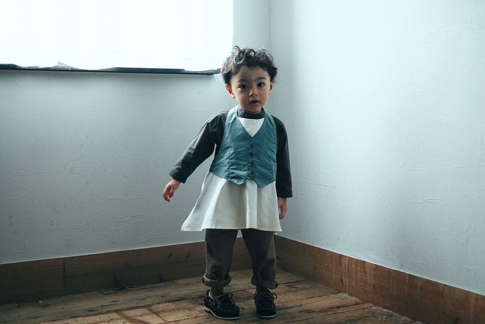 マールマール お食事エプロン garcon 3 laurel