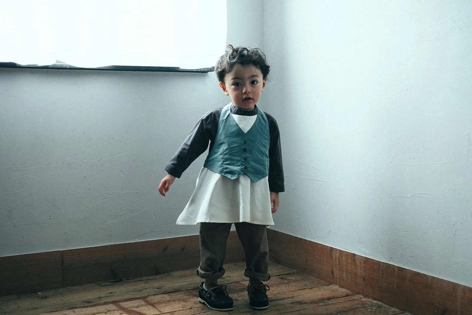 マールマール お食事エプロン garcon 3 laurel