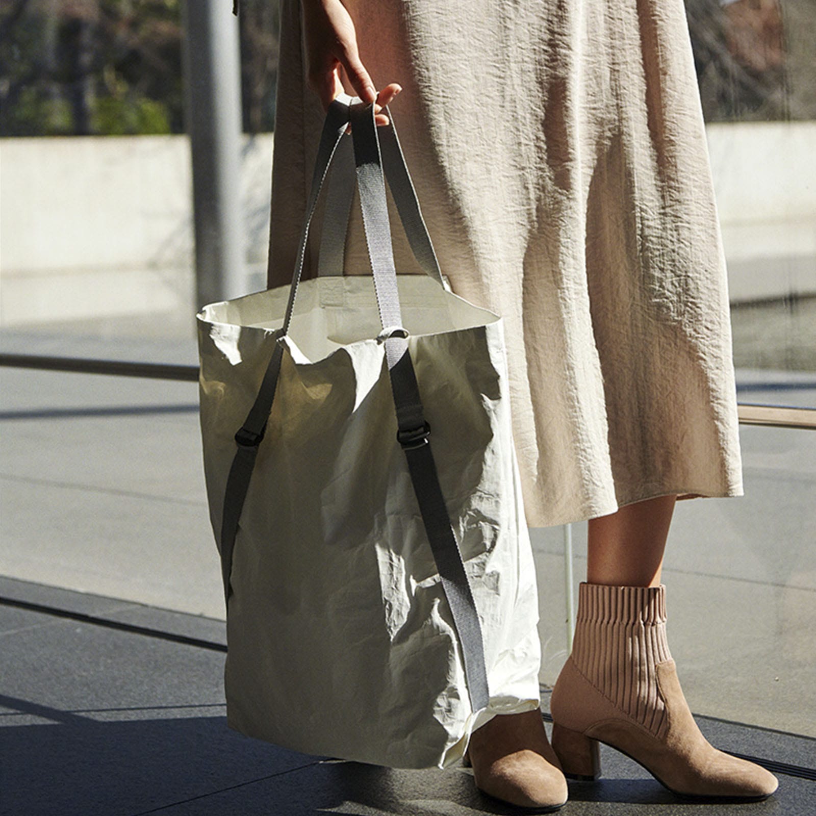 マトー バイ マールマール 2wayエコリュック WHITE