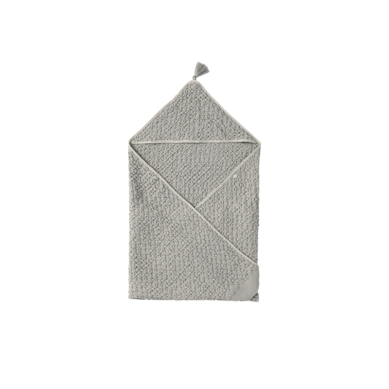 マールマール タオル（名入れ刺しゅう可） hooded towel 4 sage