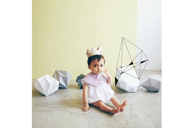 マールマール crown 2 gold beige着用画像