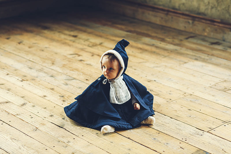 MARLMARL アウター sonnet 3 navy着用画像