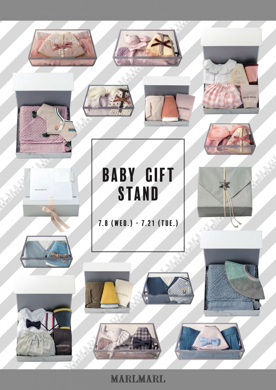 BABY GIFT STAND 博多阪急POP UPストア｜出産祝い・ギフトならMARLMARLのスタイ