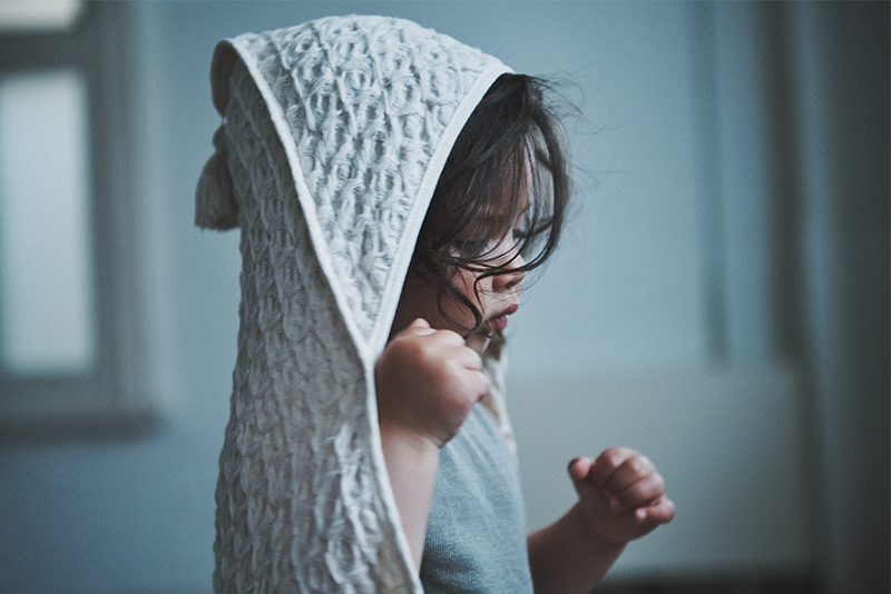 hooded towel 1 ivory ¥7,920 (税込) | 出産祝い・ギフトならMARLMARLのスタイ