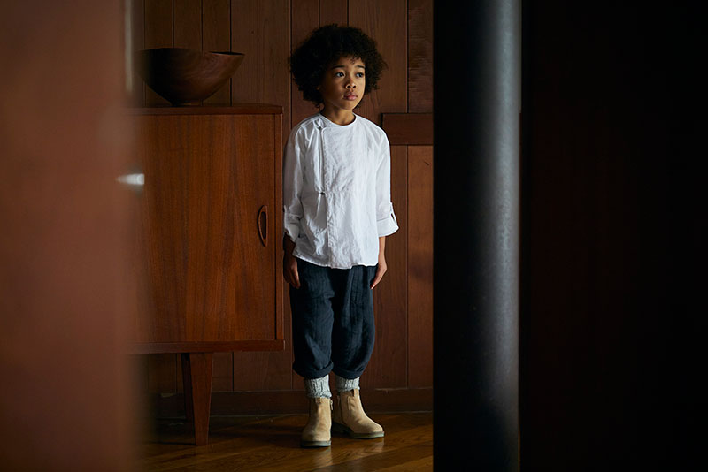 shirts 1 bosom white / baby size ¥8,250 ・ kids size ¥8,800 | 出産祝い・ギフトならMARLMARLのスタイ