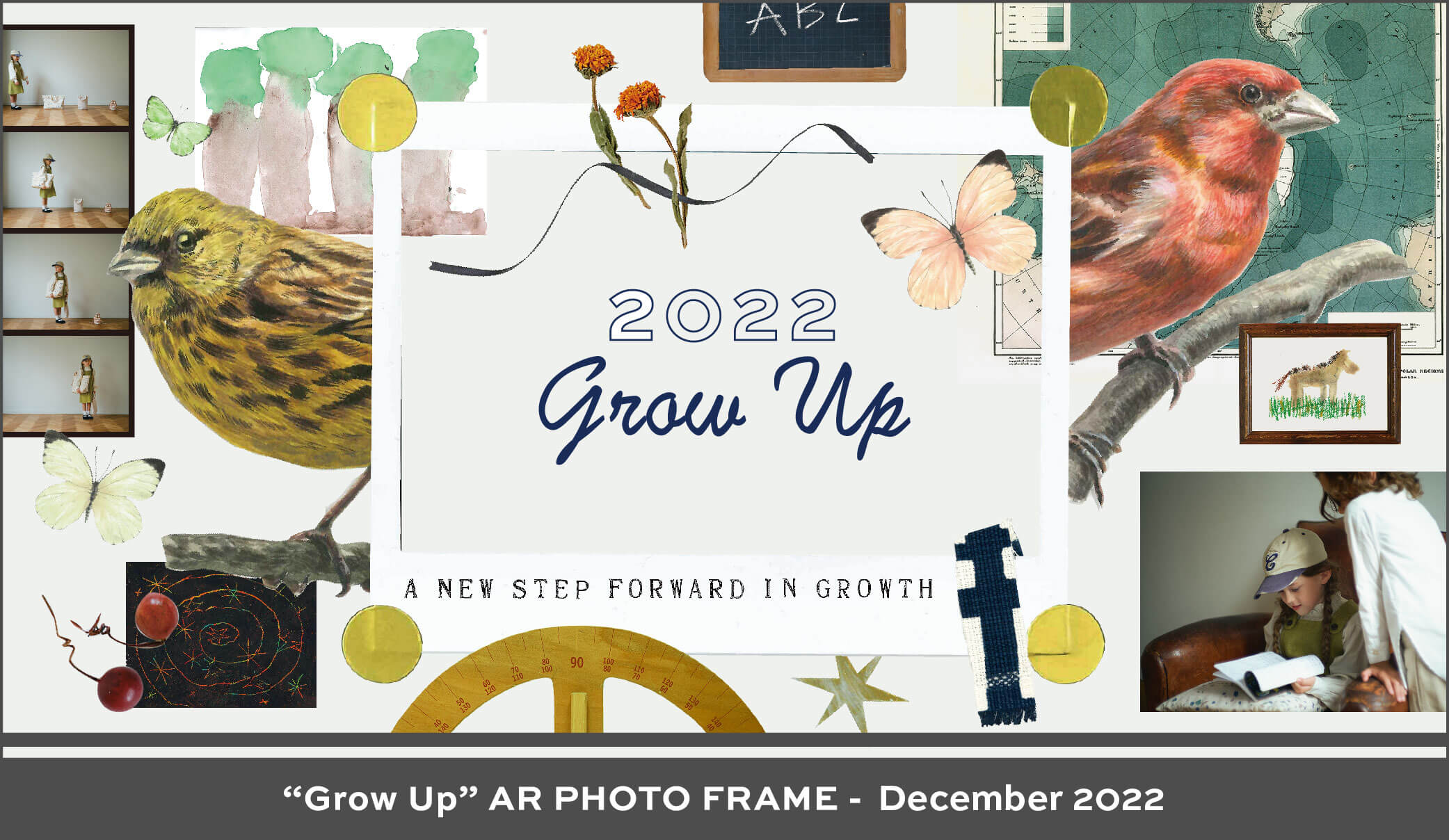 ARフォトフレームが毎月更新！