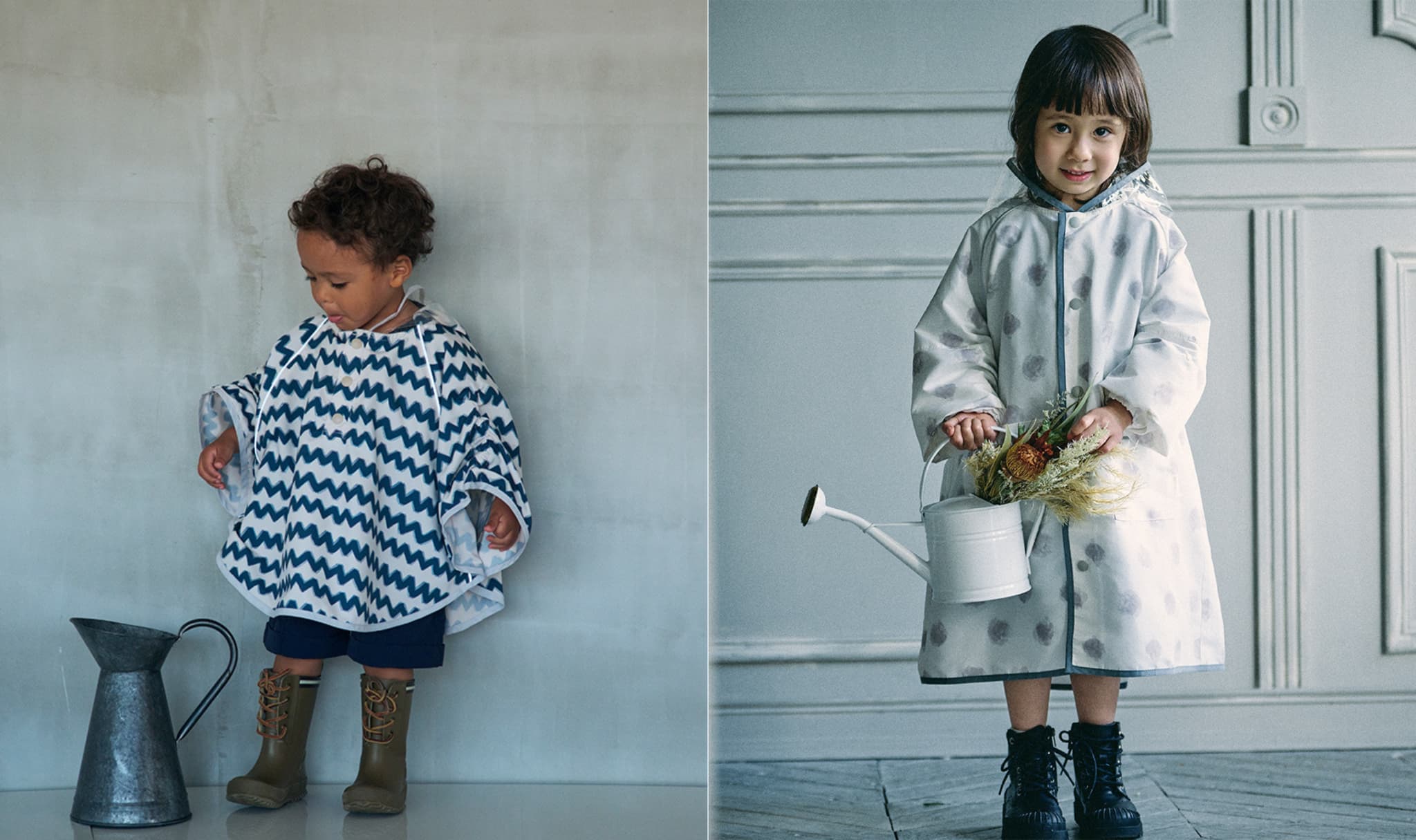 ＼レインウエアで雨の日も楽しく／ 直営店限定！オリジナル傘プレゼント