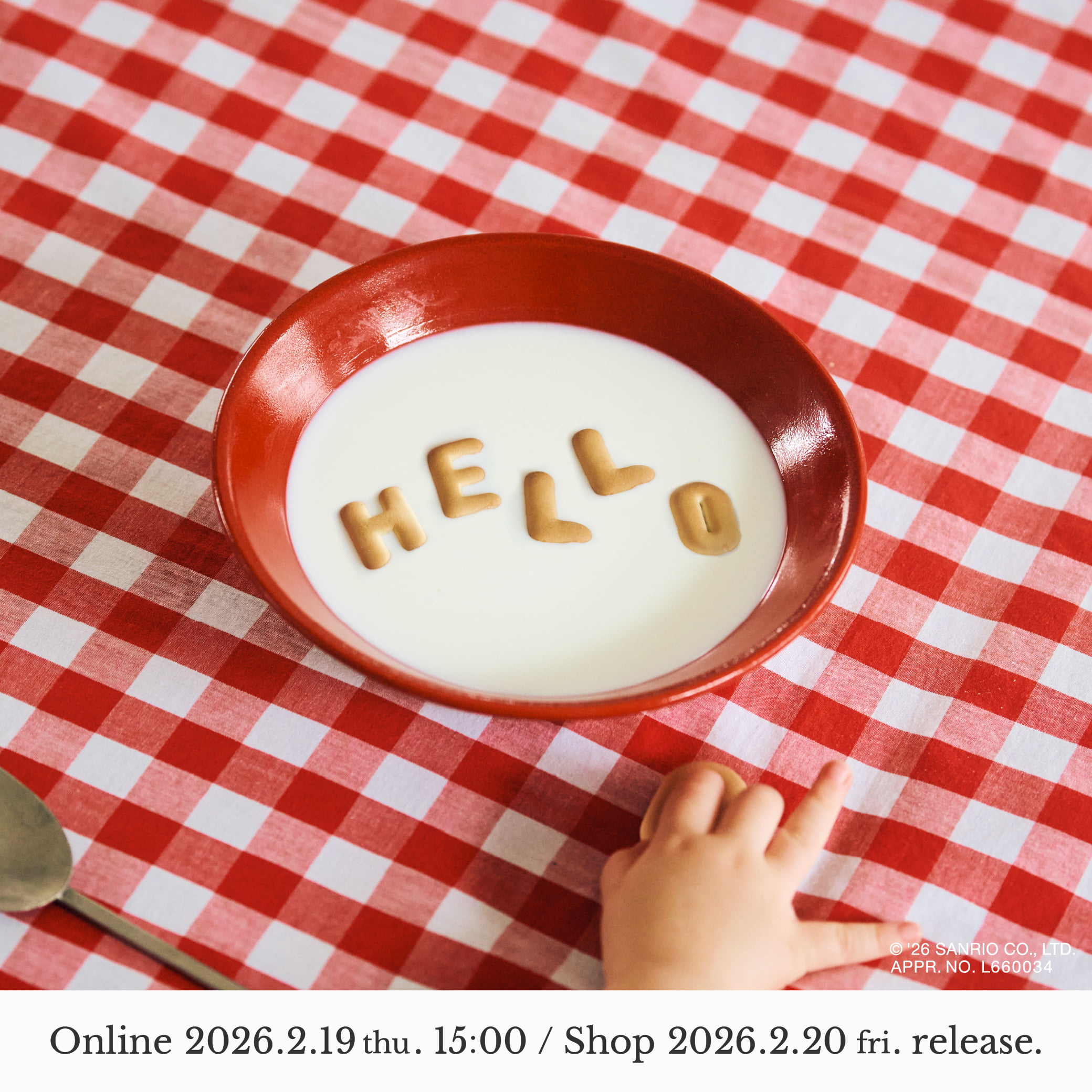 ＼2/19発売／「ハローキティ」や「はぴだんぶい」との新作コレクション 2.12(THU.)