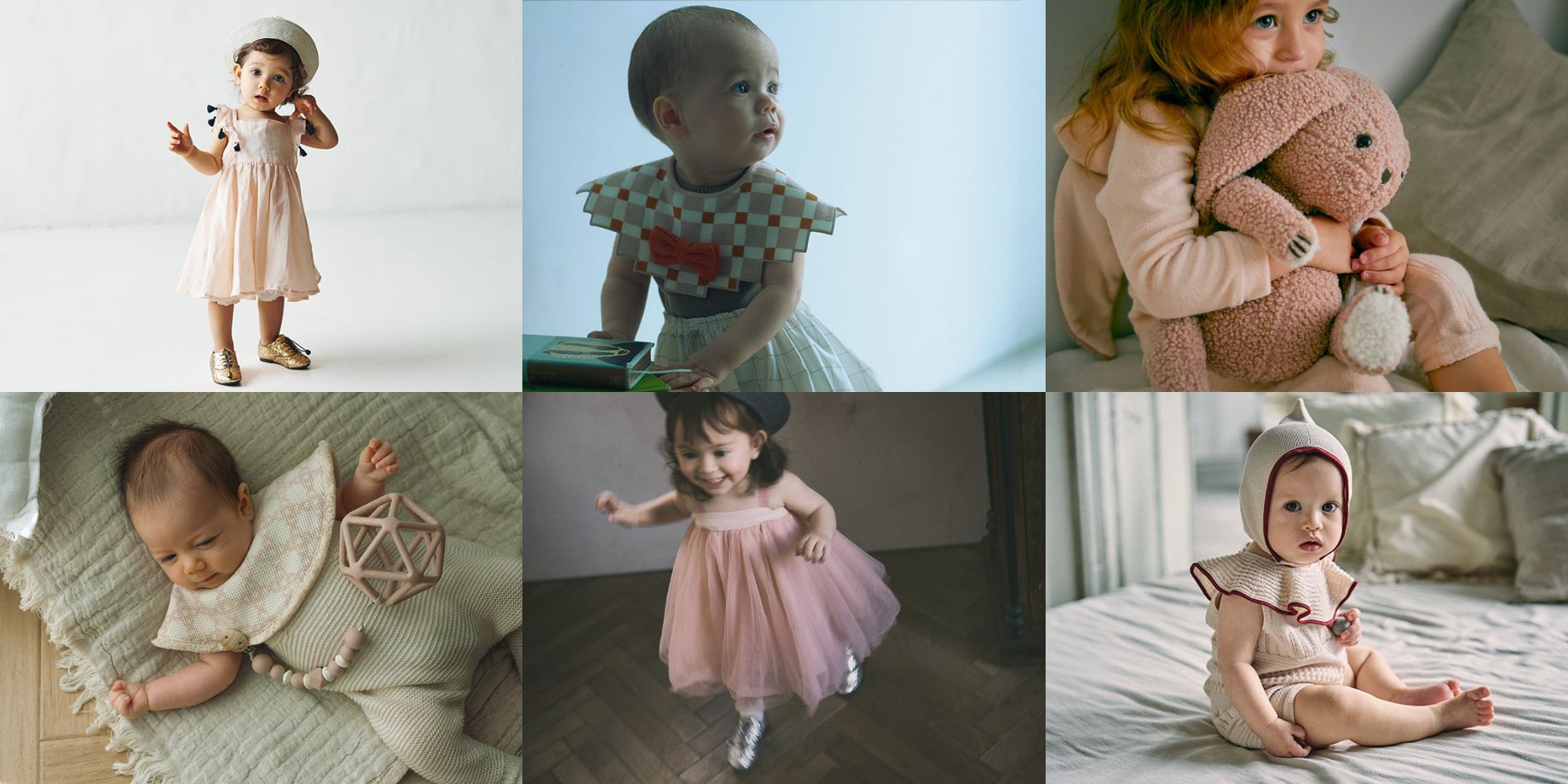 【WEB限定】Birth Flower Bib  / 春生まれに贈る特別なピンク